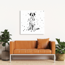 Toile 36 x 36 - Chien dalmatien