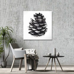 Toile 36 x 36 - Cocotte de pin