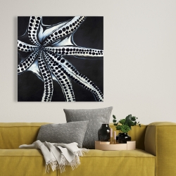 Canvas 36 x 36 - Large octopus tentacle