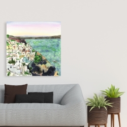 Toile 36 x 36 - Paysage de la crète