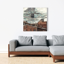 Canvas 36 x 36 - Water tower in williamsburg