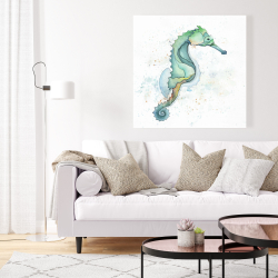 Toile 36 x 36 - Hippocampe