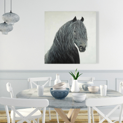 Toile 36 x 36 - Cheval coeur sauvage