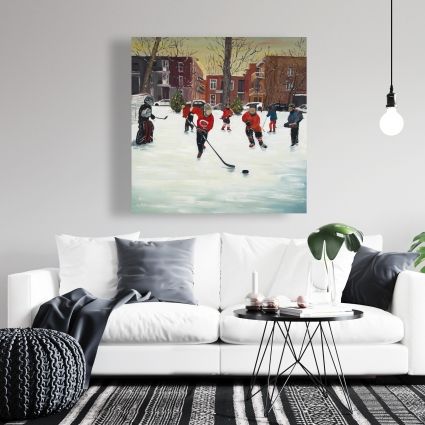 Young hockey players