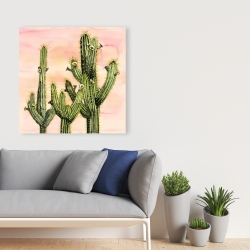Toile 36 x 36 - Cactus weberocereus
