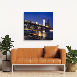 Toile 36 x 36 - Ville de nuit