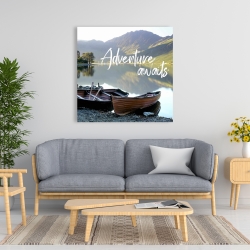 Toile 36 x 36 - L'aventure vous attend