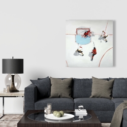 Canvas 36 x 36 - Eventful hockey game