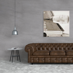 Toile 36 x 36 - Dessous d'avion