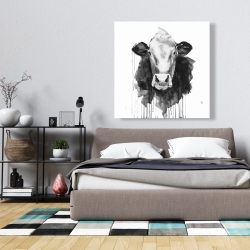 Toile 36 x 36 - Vache