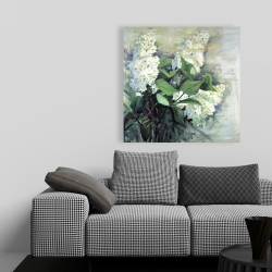 Toile 36 x 36 - Lilas blanc