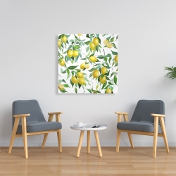 Canvas 36 x 36 - Lemon pattern