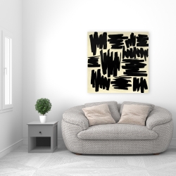 Canvas 36 x 36 - Deconstructed stripes