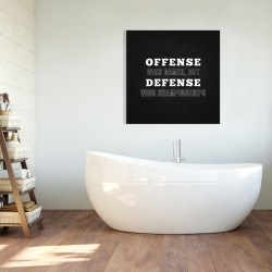 Canvas 36 x 36 - Offense wins games...
