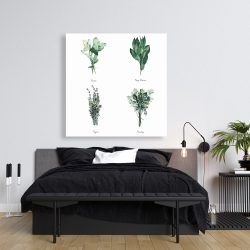 Toile 36 x 36 - Fine herbs