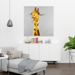 Toile 36 x 36 - Drôle de girafe