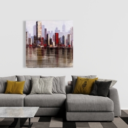 Toile 36 x 36 - Ville style industrielle