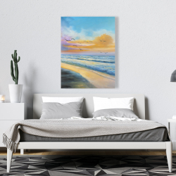 Toile 36 x 48 - Coucher de soleil tropical à couper le souffle
