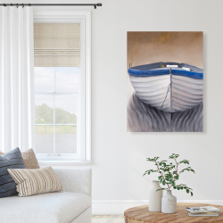 Toile 36 x 48 - Un canoë