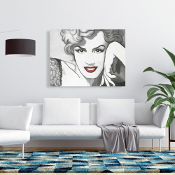 Toile 36 x 48 - Marilyn monroe de style vintage