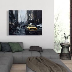 Canvas 36 x 48 - New york in the dark