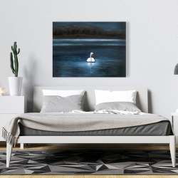 Toile 36 x 48 - Magnifique cygne
