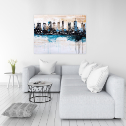 Canvas 36 x 48 - Buildings on the horizon