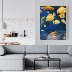 Canvas 36 x 48 - Fish under the sea