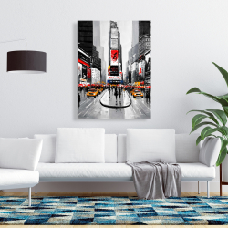 Toile 36 x 48 - Rue achalandée de la ville de new york