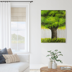 Canvas 36 x 48 - Big green tree