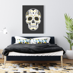 Canvas 36 x 48 - Mexican sugar skull art