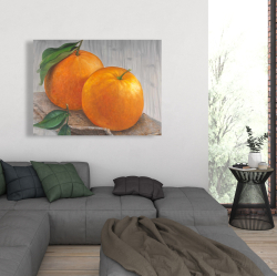 Canvas 36 x 48 - Two oranges