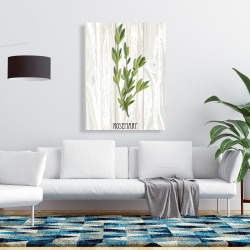 Toile 36 x 48 - Romarin sur bois