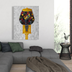 Canvas 36 x 48 - Yellow gum dispenser
