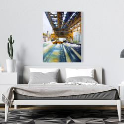 Toile 36 x 48 - Voitures sous le pont