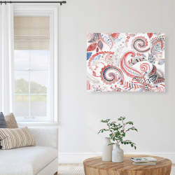 Canvas 36 x 48 - Paisley pattern