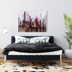 Toile 36 x 48 - Ville style industrielle
