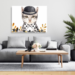 Canvas 36 x 48 - Chic cat
