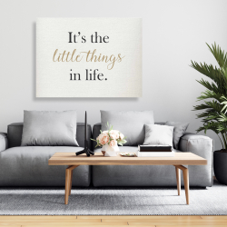 Toile 36 x 48 - It's the little things in life