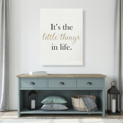 Toile 36 x 48 - It's the little things in life