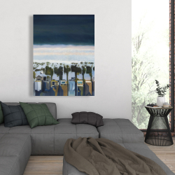 Toile 36 x 48 - Vue d'oiseau de la plage