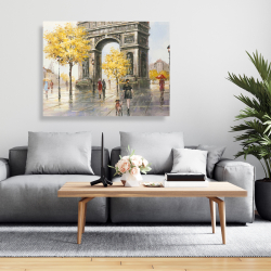 Canvas 36 x 48 - Arc de triomphe to paris