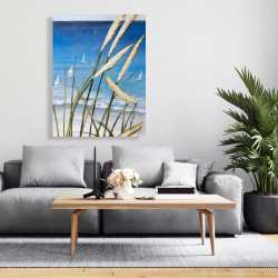 Toile 36 x 48 - Plante oyat et bord de mer
