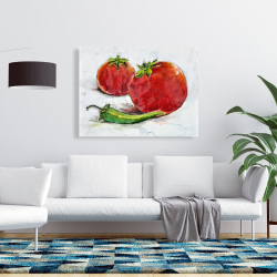 Canvas 36 x 48 - Tomatoes with jalapeño