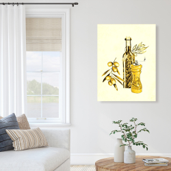 Canvas 36 x 48 - Olive oil and pepper