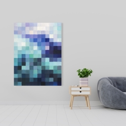 Toile 36 x 48 - Paysage pixelisé