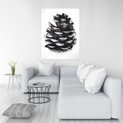 Toile 36 x 48 - Cocotte de pin
