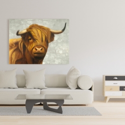 Toile 36 x 48 - Vache des montagnes