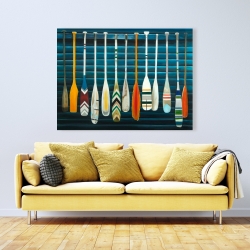 Canvas 36 x 48 - Paddles