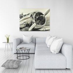 Canvas 36 x 48 - Vintage aircraft